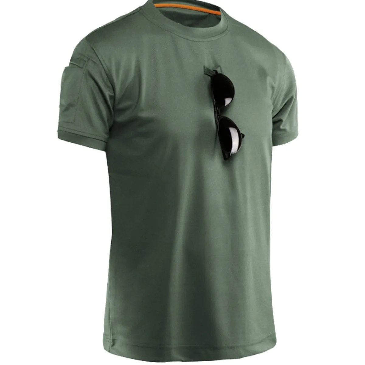 EDWINAYY - Polera Algodon Manga Corta Hombre Táctica Militares Deporte