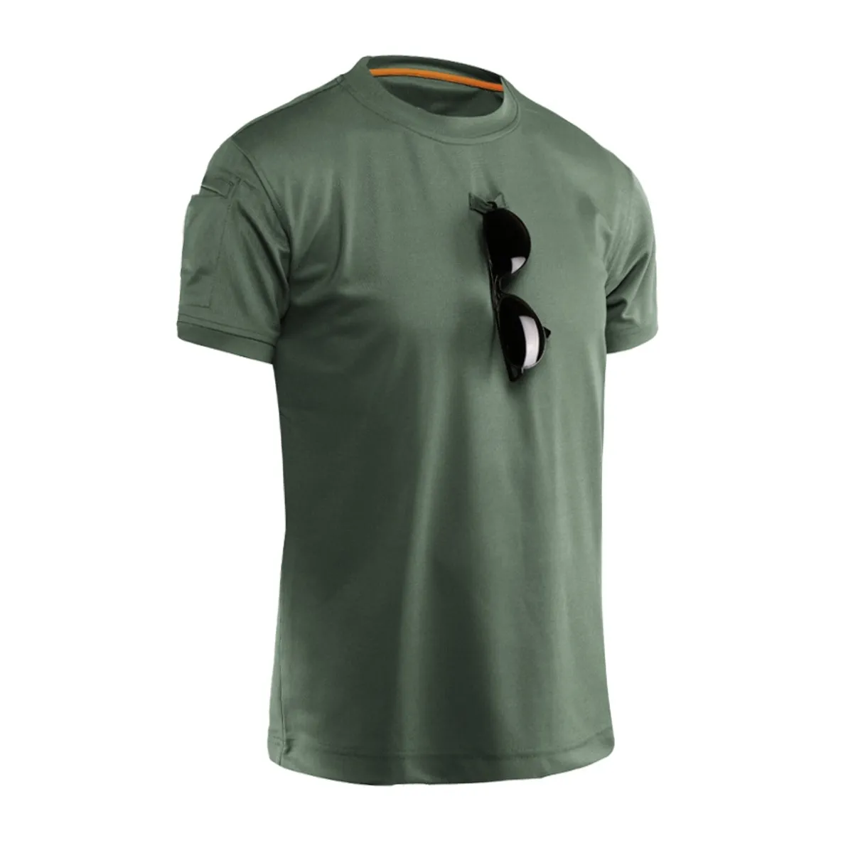 EDWINAYY - Polera Algodon Manga Corta Hombre Táctica Militares Deporte