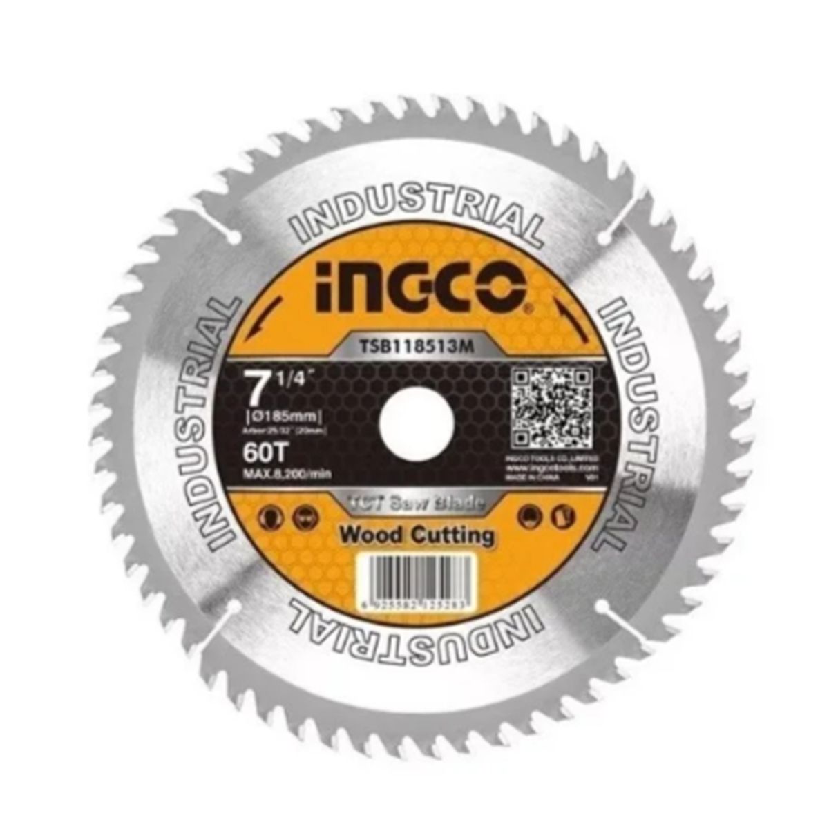 INGCO - Disco Sierra Circular 7 1/4 PulG 60 Dientes Ingco
