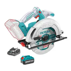 TOTAL TOOLS - Sierra Circular Inalámbrica 20v Bat+ Carg Total Tsli18511
