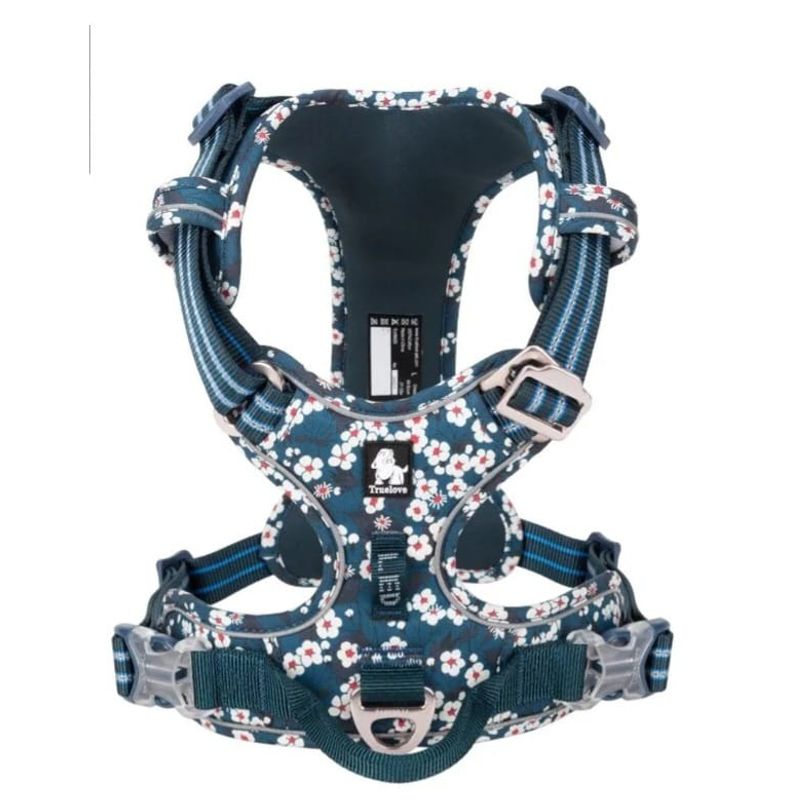 GENERICO - Arnés Floral Anti Tirones Saxony Blue