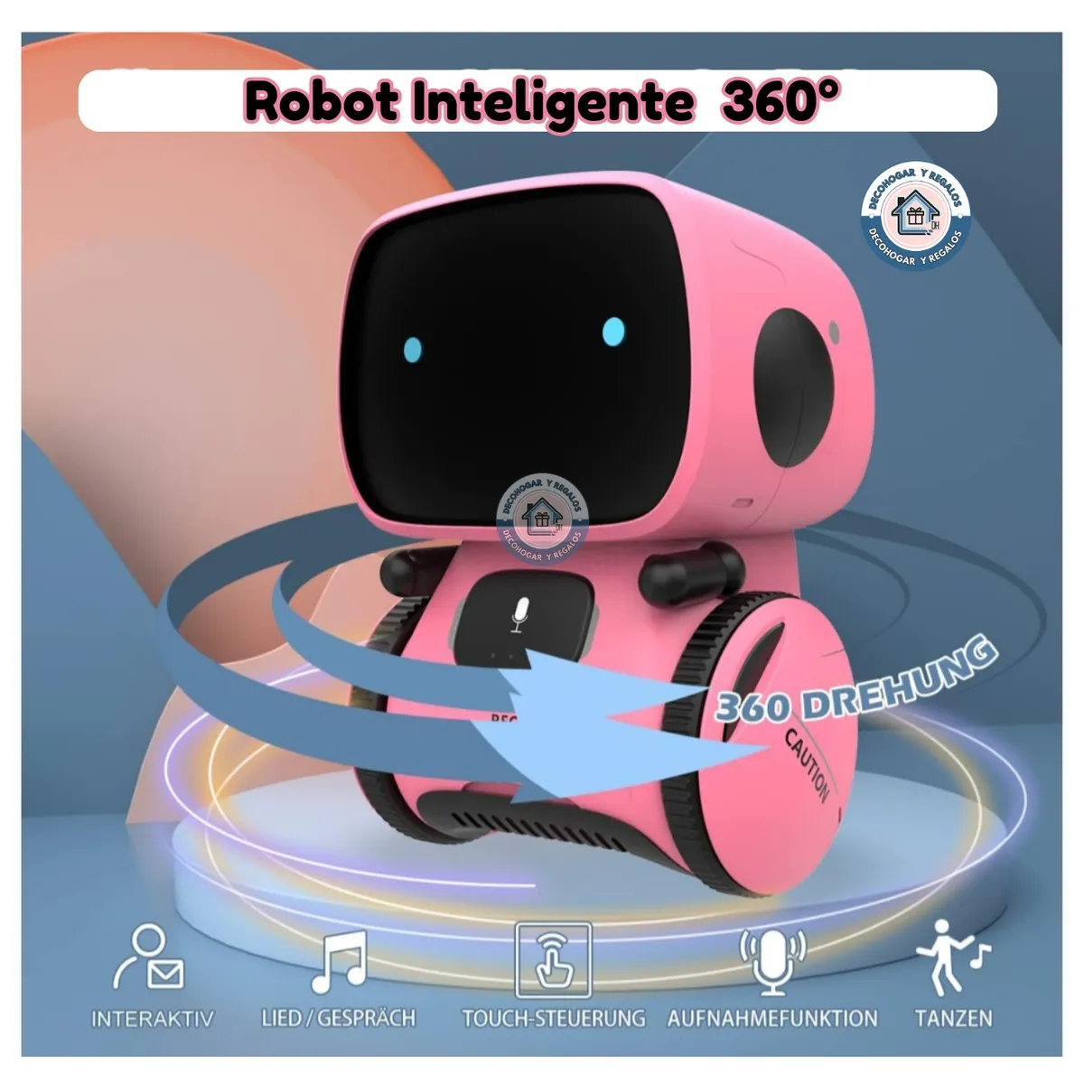 GENERICO - Robot Inteligente Niños Control Voz En Español