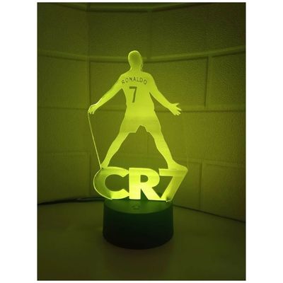 Imagen 2 del producto Lampara Led 3d Ilusion Cristiano Ronaldo Cr7 Futbol Espal Sc
