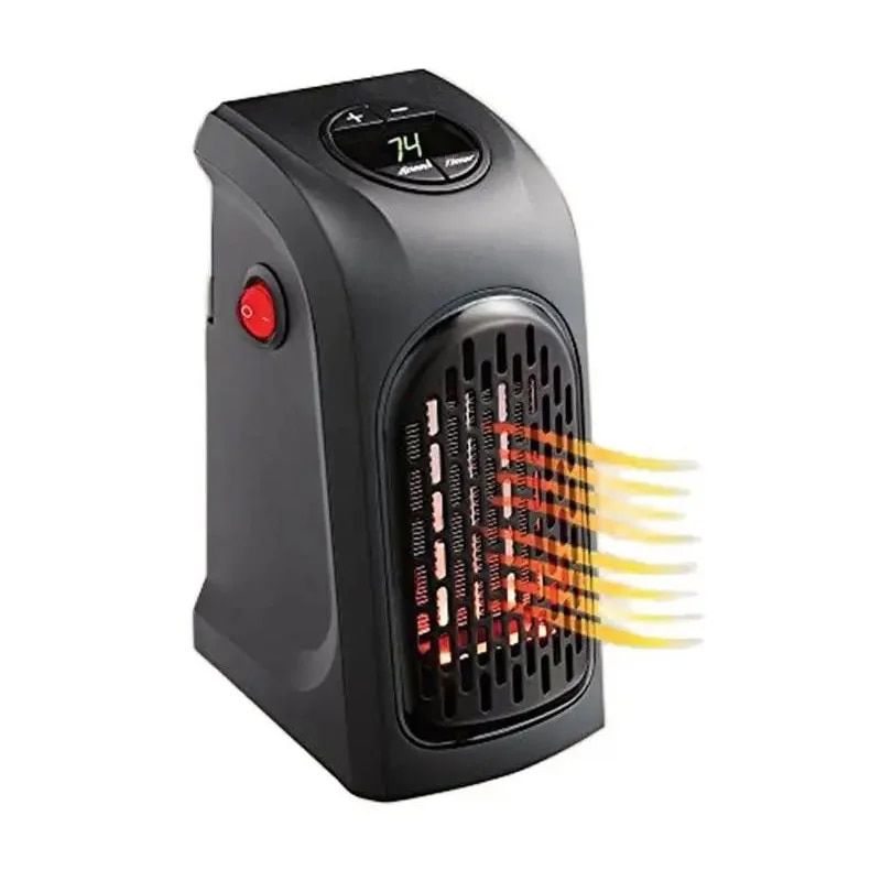 GENERICO - Calefactor Portátil 400W Con Control Remoto Calentador 400w de Pared