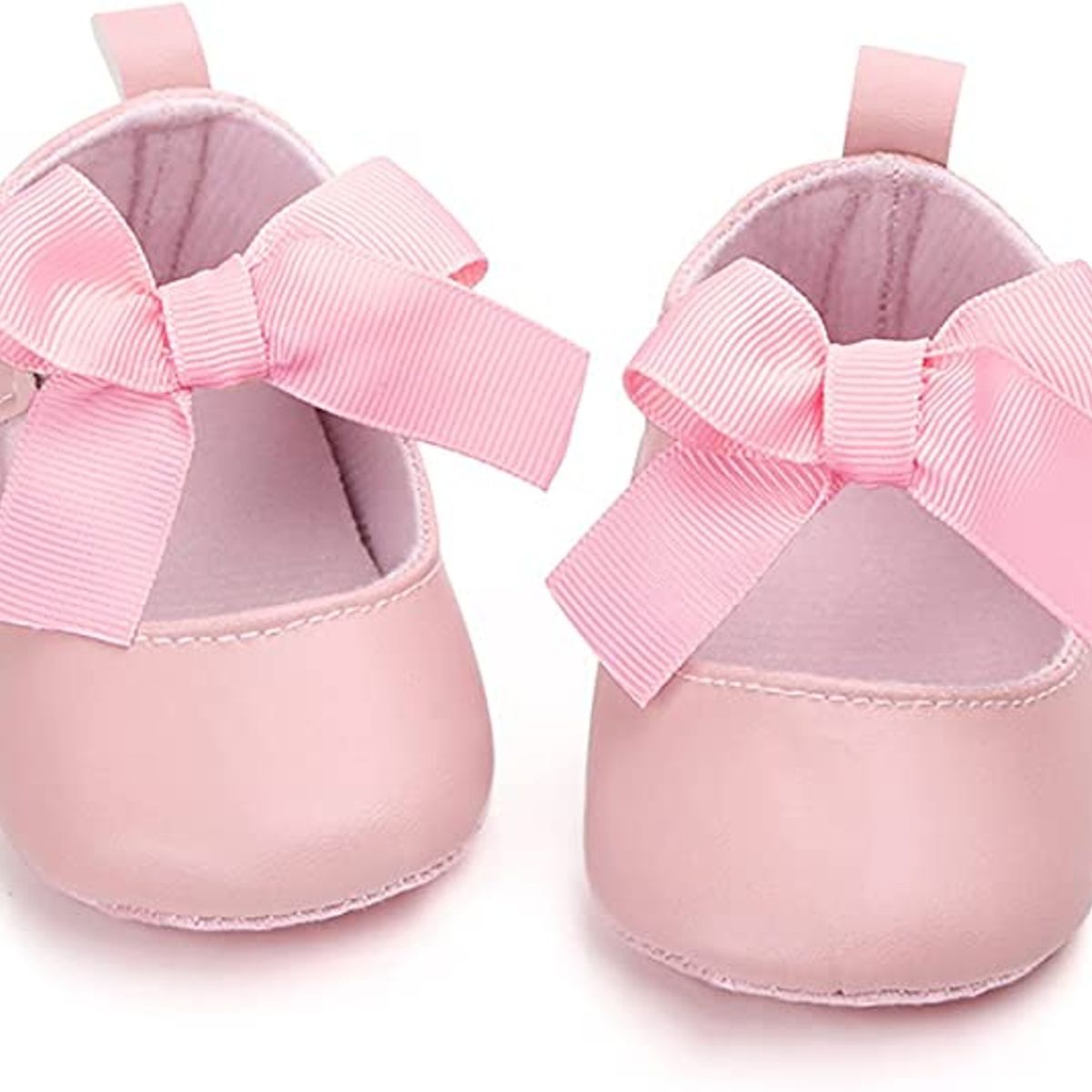 EDWINAYY - Antideslizante Zapato Cuero Pu Bebé Ni?a Con Banda Elástica