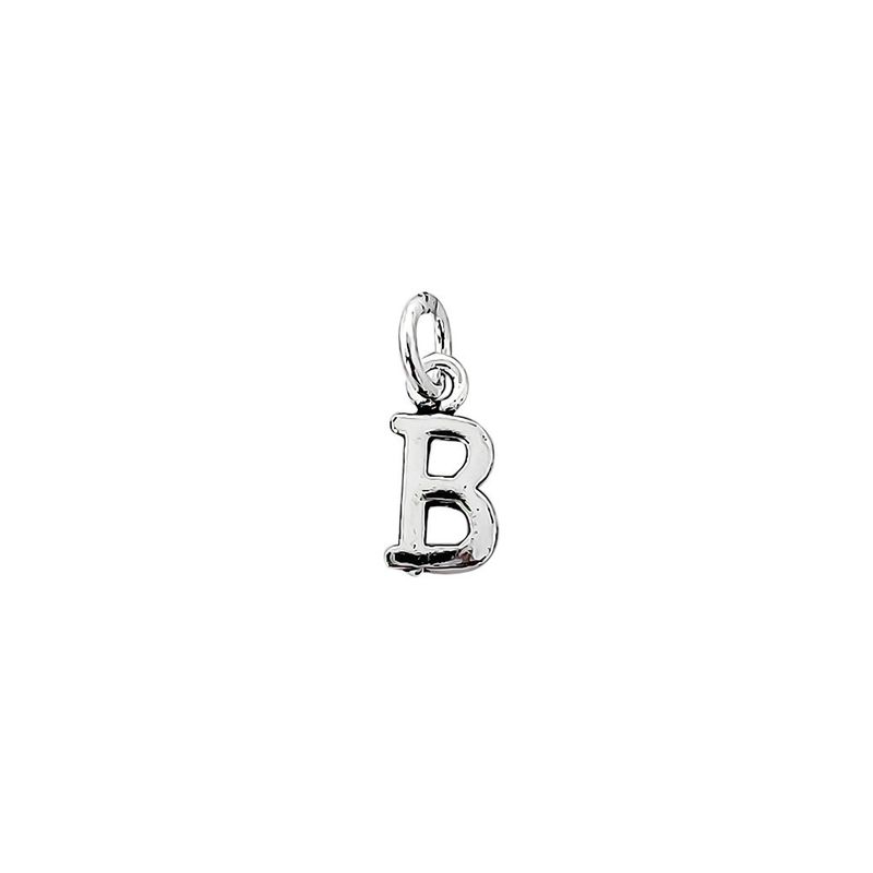 ANDREA COGGIOLA JOYAS - Colgante Letra B Mini Plata Fina 925
