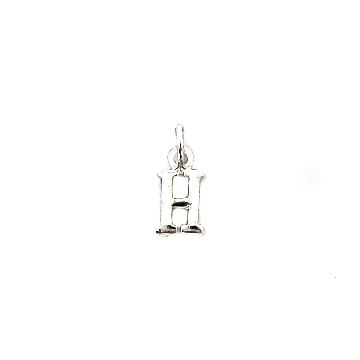COGGIOLA - Colgante Letra H Mini Plata Fina 925