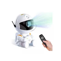 Lampara Led Astronauta Espanta Cuco Proyector Cielo Estrella
