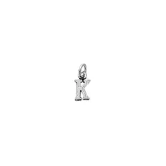 ANDREA COGGIOLA JOYAS - Colgante Letra K Mini Plata Fina 925