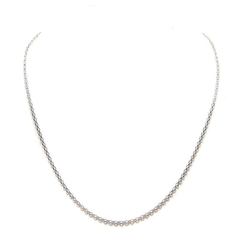 ANDREA COGGIOLA JOYAS - Cadena Eslabón Limado Plata Fina 925 50CM