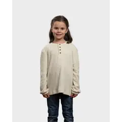GNOMO - Polera Lodlamita Waffle Manga Larga Kids