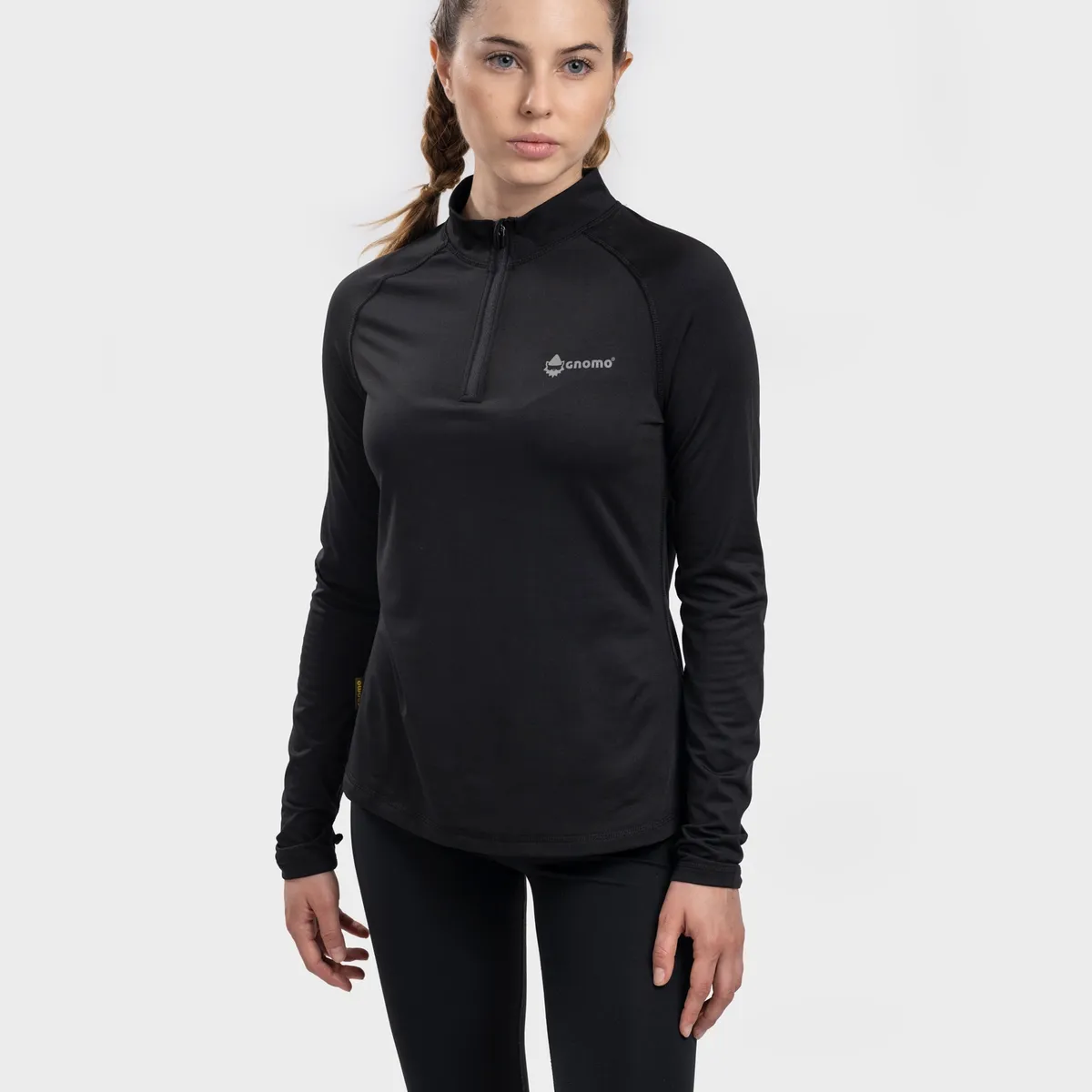 GNOMO - Primera Capa PullOver Eco Kelben Mujer Black Gnomo