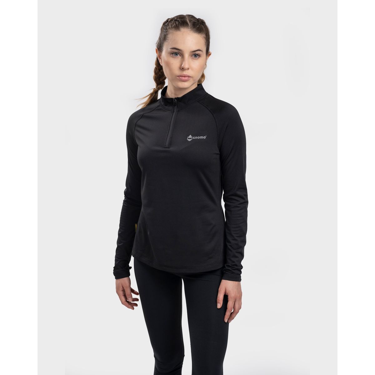 GNOMO - Primera Capa PullOver Eco Kelben Mujer Black Gnomo