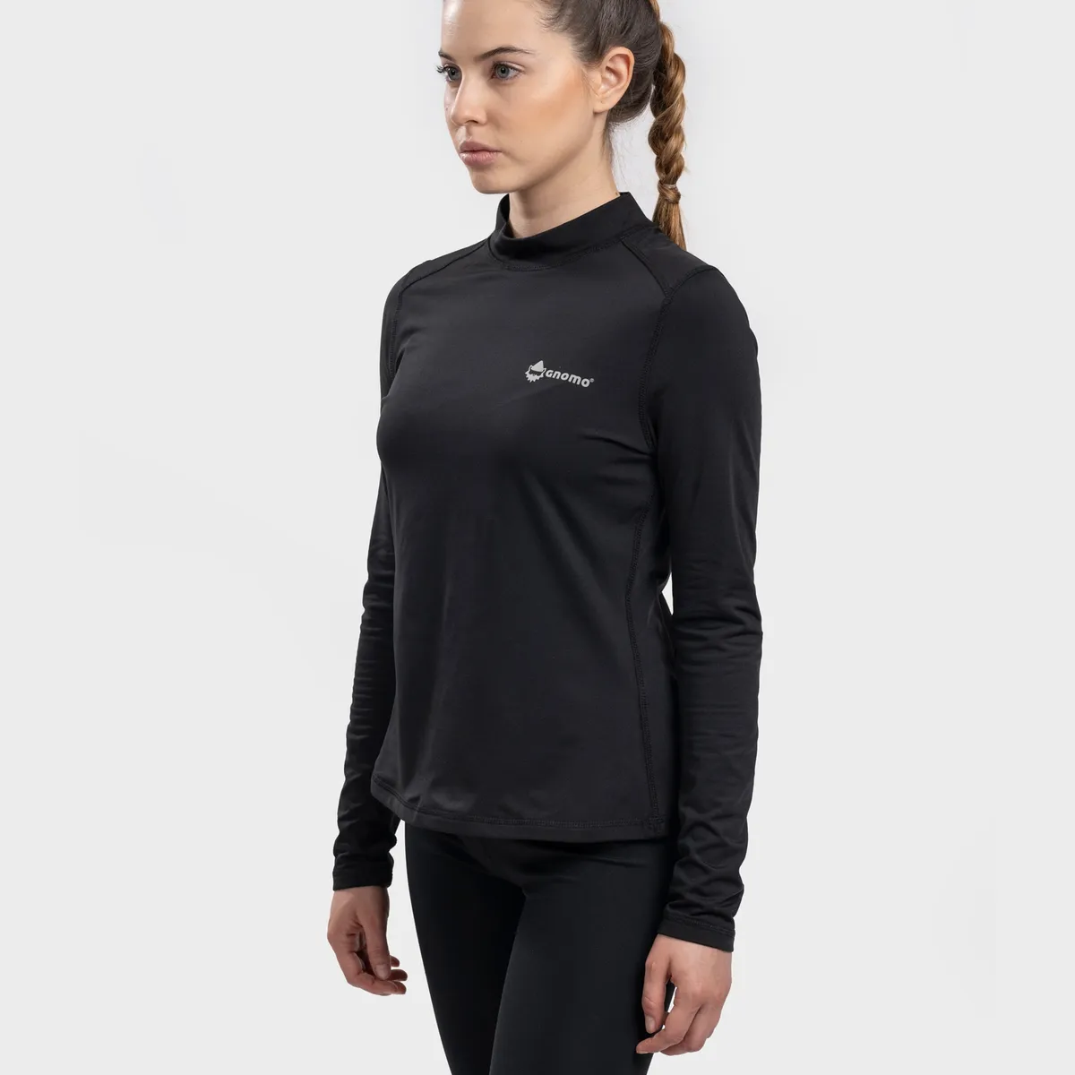 GNOMO - Primera Capa PullOver Eco Dorner Mujer Black Gnomo.-