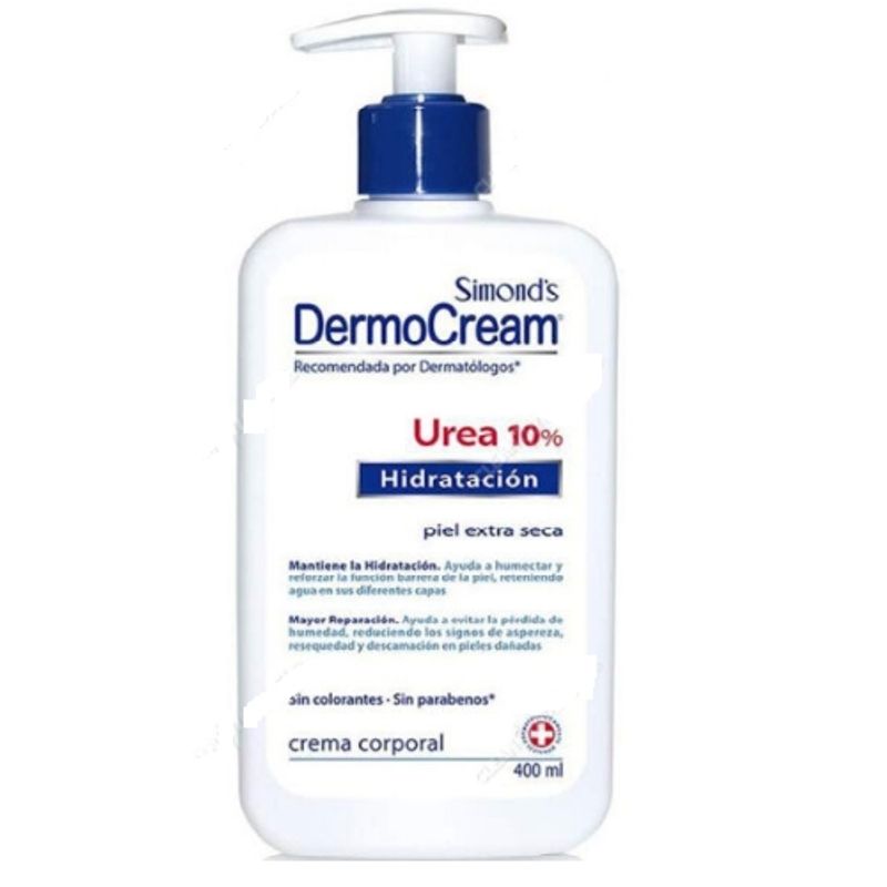 SIMONDS - Crema Corporal Hidratante Urea 10% Simond’s Dermocream 400 ml