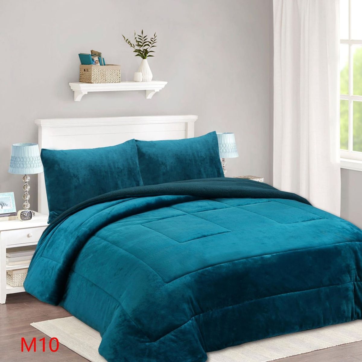 GENERICO - Cobertor Con Chiporro y Plush 1,5 plaza   FY