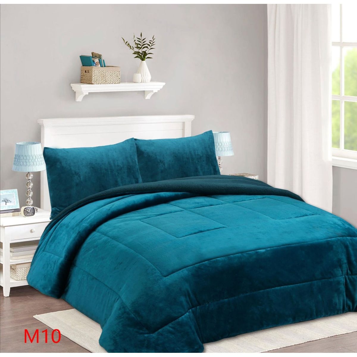 GENERICO - Cobertor Con Chiporro y Plush 1,5 plaza   FY