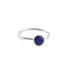 ANDREA COGGIOLA JOYAS - Anillo Priya Lapislázuli Plata Fina 925