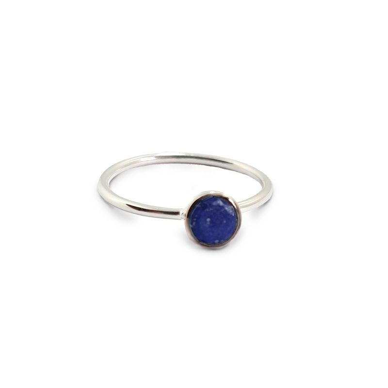 ANDREA COGGIOLA JOYAS - Anillo Priya Lapislázuli Plata Fina 925