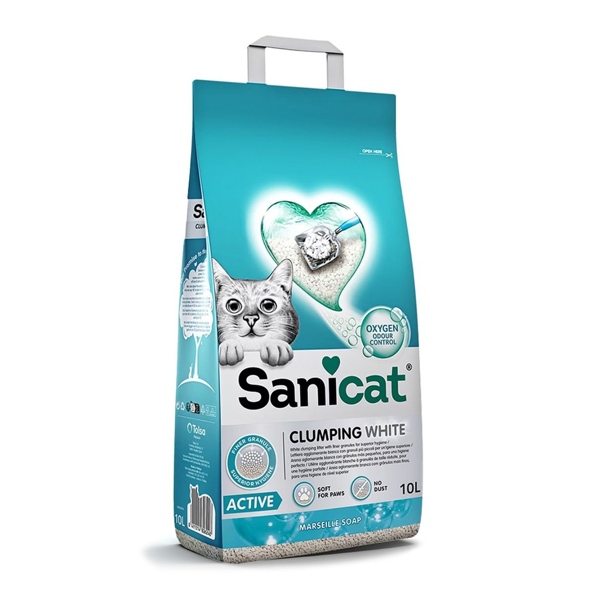 SANICAT - Arena Sanicat Clumping White 10 LT 8,5 KG