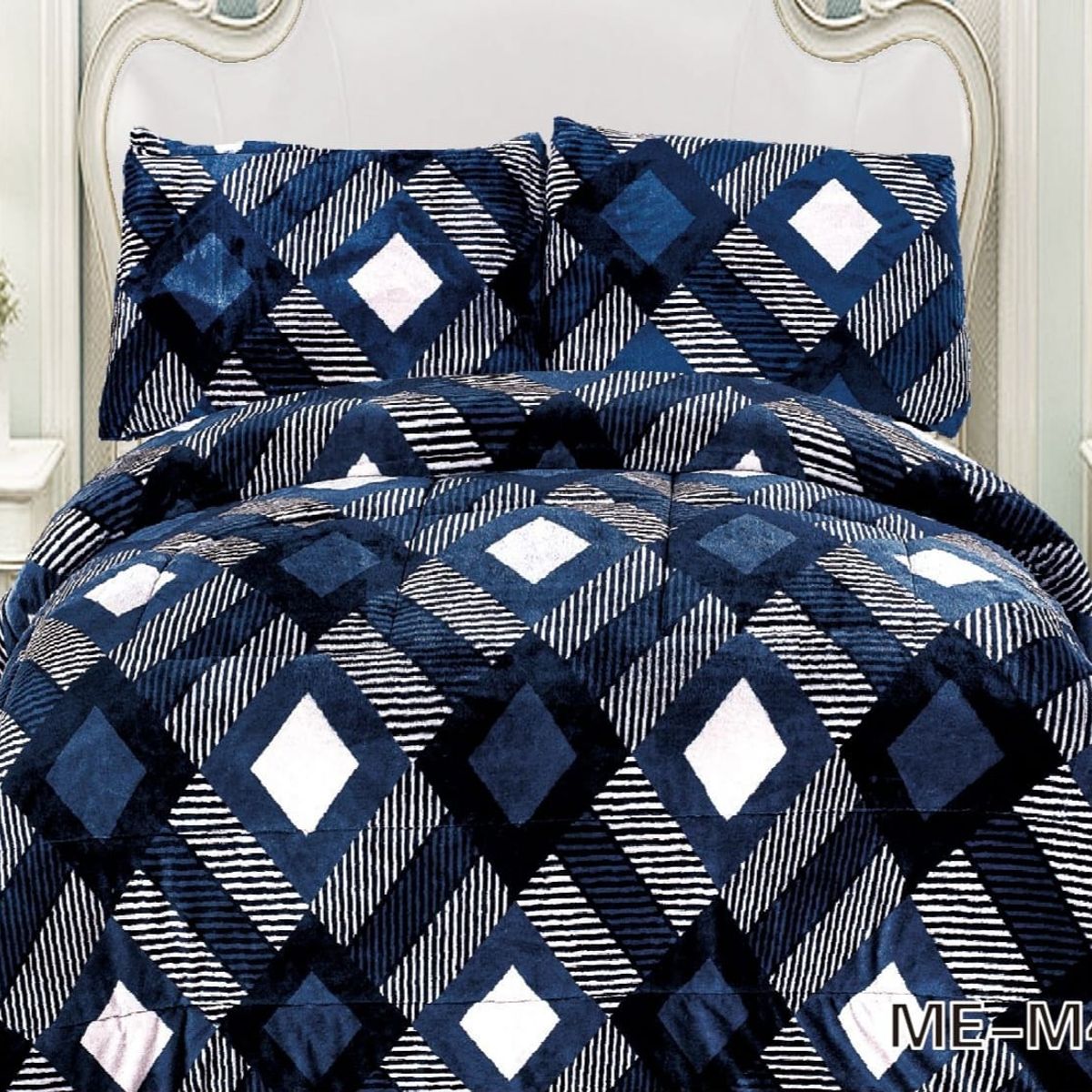 GENERICO - Cobertor Con Chiporro Invierno Diseño Quita Frio 2 Plaza