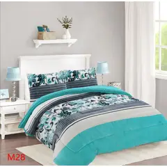 GENERICO - CUBRECAMA De Hojas Con CHIPORRO y PLUSH 2 Plaza