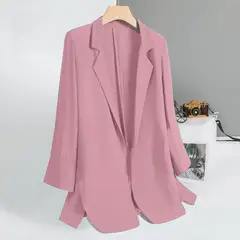 EDWINAYY - Blazers Manga Larga Fit Unformal De Cardigan Moda Mujer