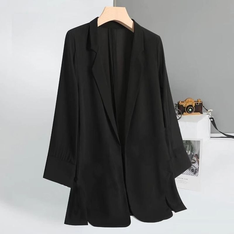 EDWINAYY - Blazers Manga Larga Fit Unformal De Cardigan Moda Mujer
