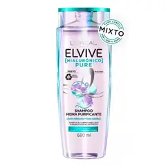 ELVIVE - Shampoo Hidra Purificante Hialuronico Pure 680ml