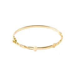JB JOYAS BARON - Pulsera de Oro 18kt Modelo Eslabones Rigido