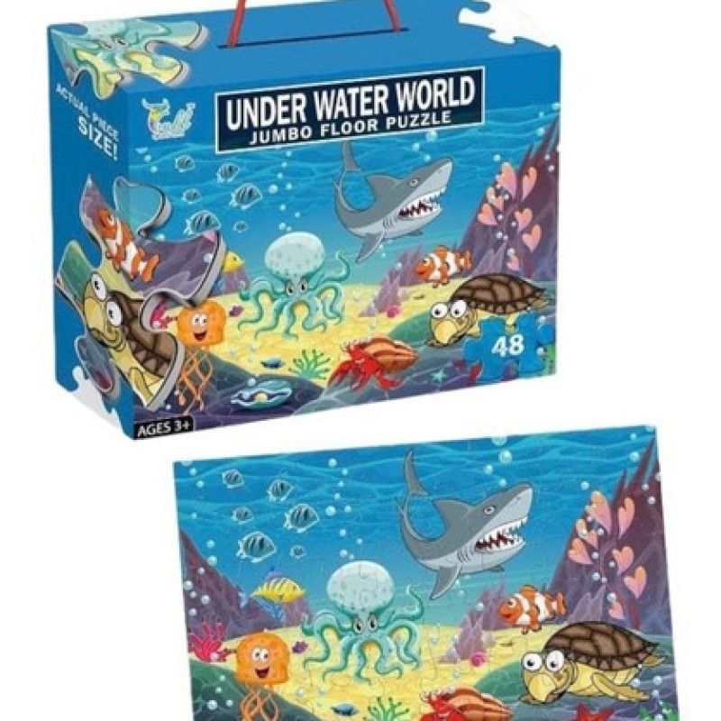SOFT PLAY - Puzzle Jumbo Niño 48 Piezas - Bajo El Mar