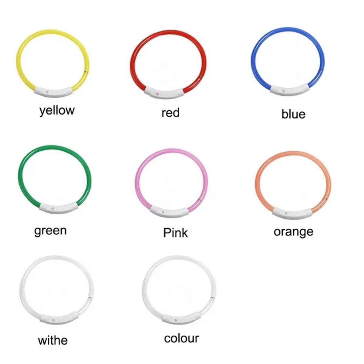 GENERICO - Collar Correa Para Perros Mascota Colores Surtidos