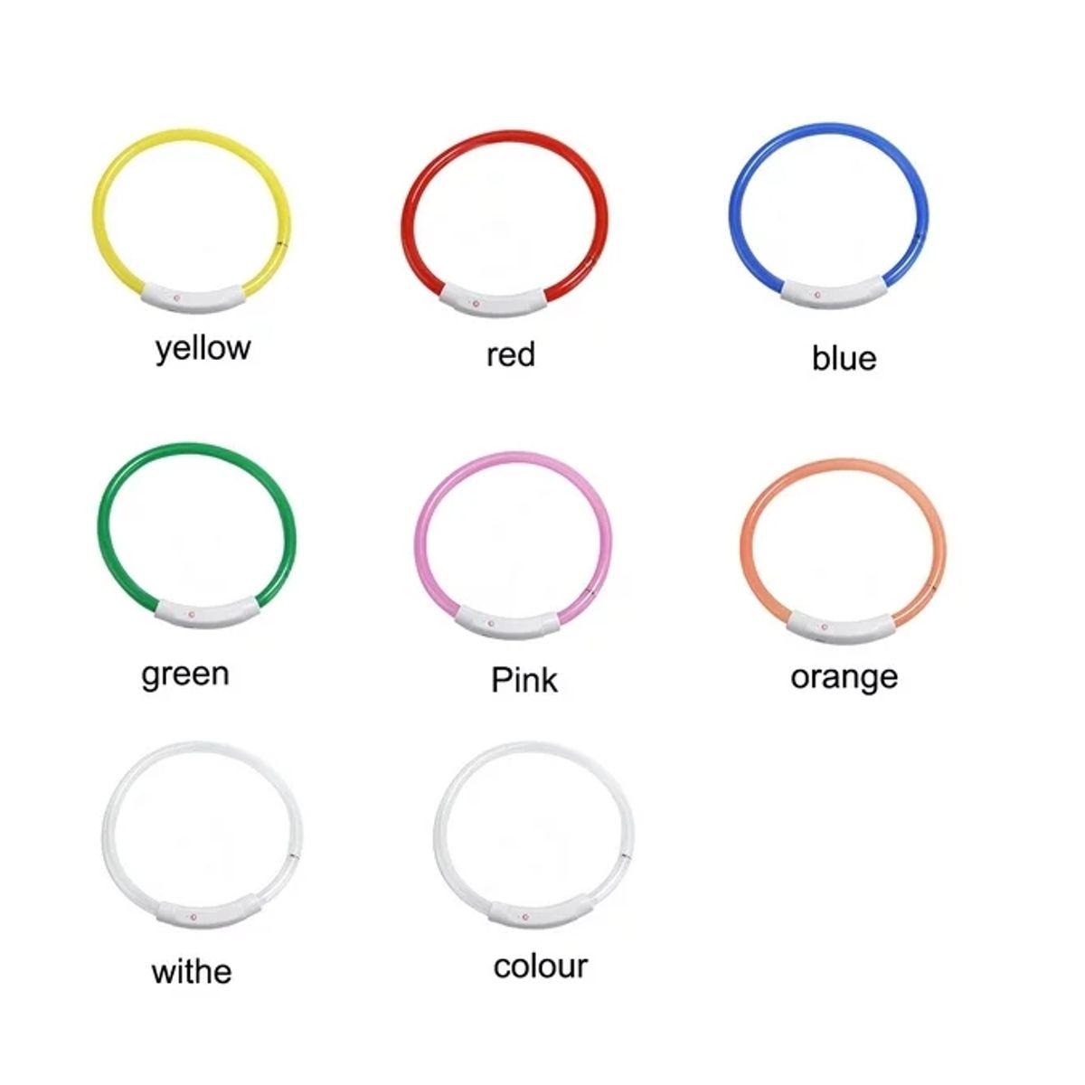 GENERICO - Collar Correa Para Perros Mascota Colores Surtidos