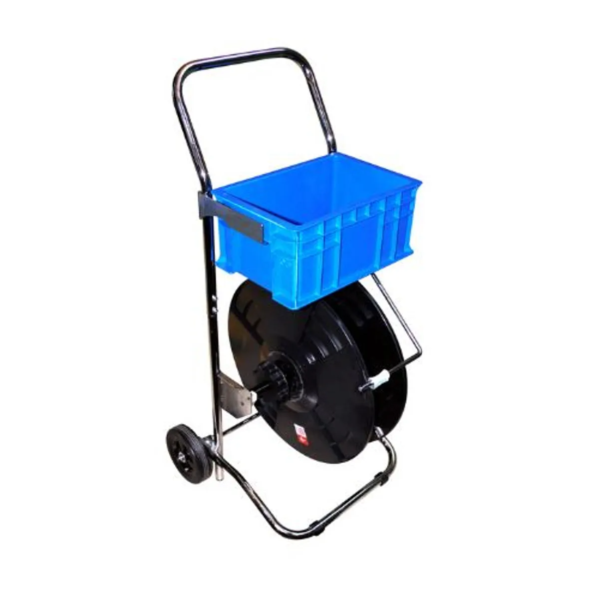 MARIENBERG - Dispensador para Zuncho PP con alma de 200mm cruedas y bandeja