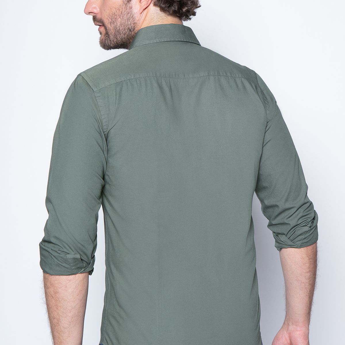 NEW MAN - Camisa Ely Verde New Man