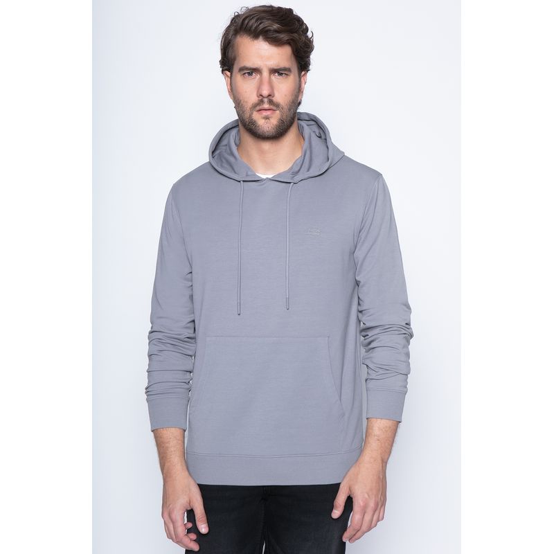 NEW MAN - Poleron Malaga Gris New Man