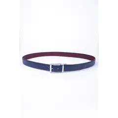 FEROUCH - Cinturon Texas Reversible Azul