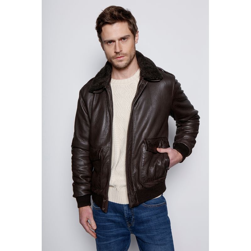 FEROUCH - Chaqueta Pilot Montana Café Ferouch