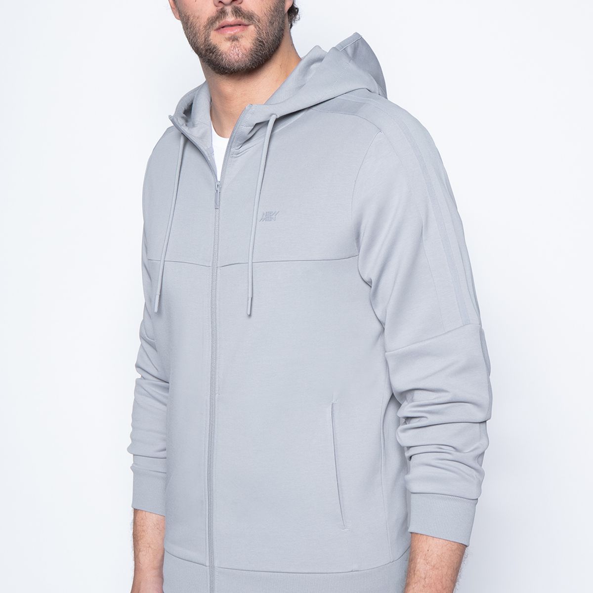 NEW MAN - Poleron Madrid Gris New Man