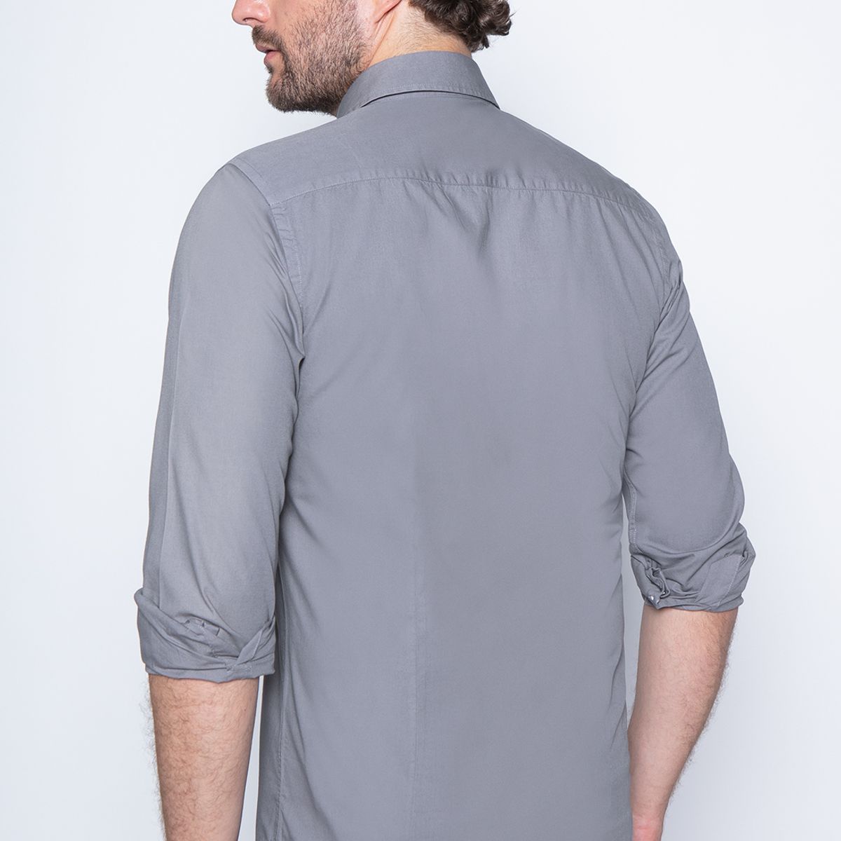 NEW MAN - Camisa Ely Gris New Man
