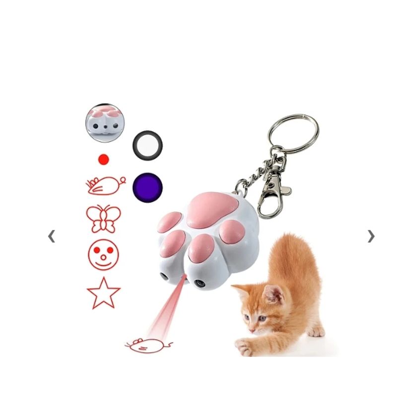 GENERICO - Laser Para Gatos Patita Proyector Multipatron