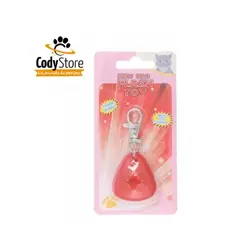 GENERICO - Collar Para Mascotas Luz Led Patitas Perros Y Gatos Rosa