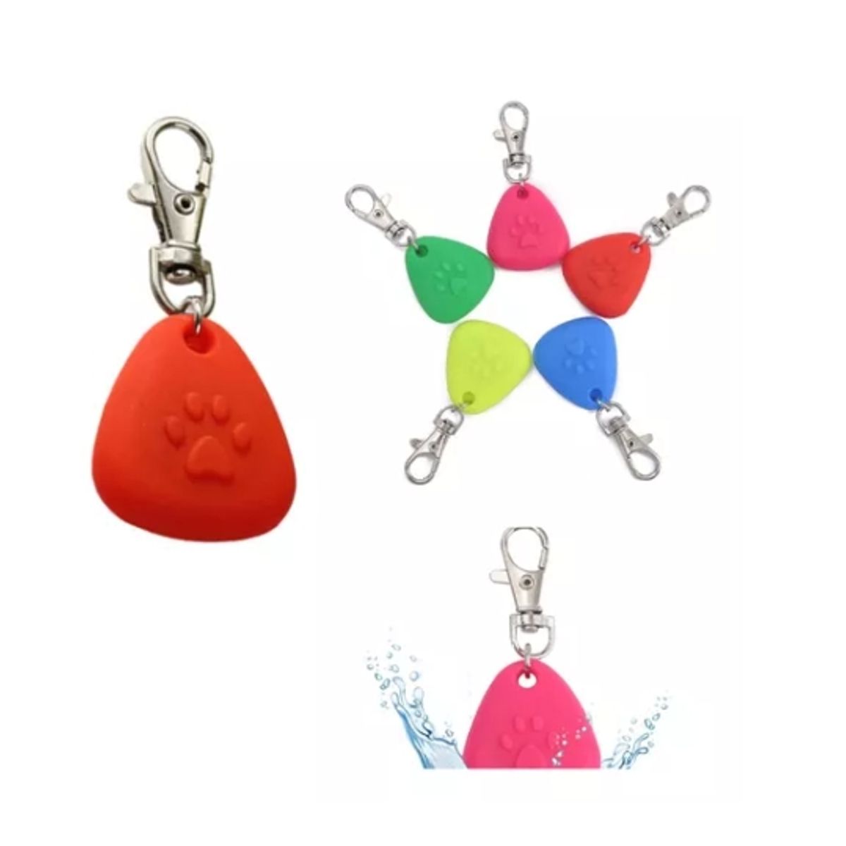 GENERICO - Collar Para Mascotas Luz Led Patitas Perros Y Gatos Colores
