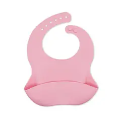 CRUSEC - Babero Impermeable Para Bebes De Silicona Lavable