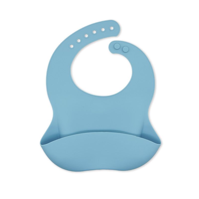 CRUSEC - Babero Impermeable Para Bebes De Silicona Lavable
