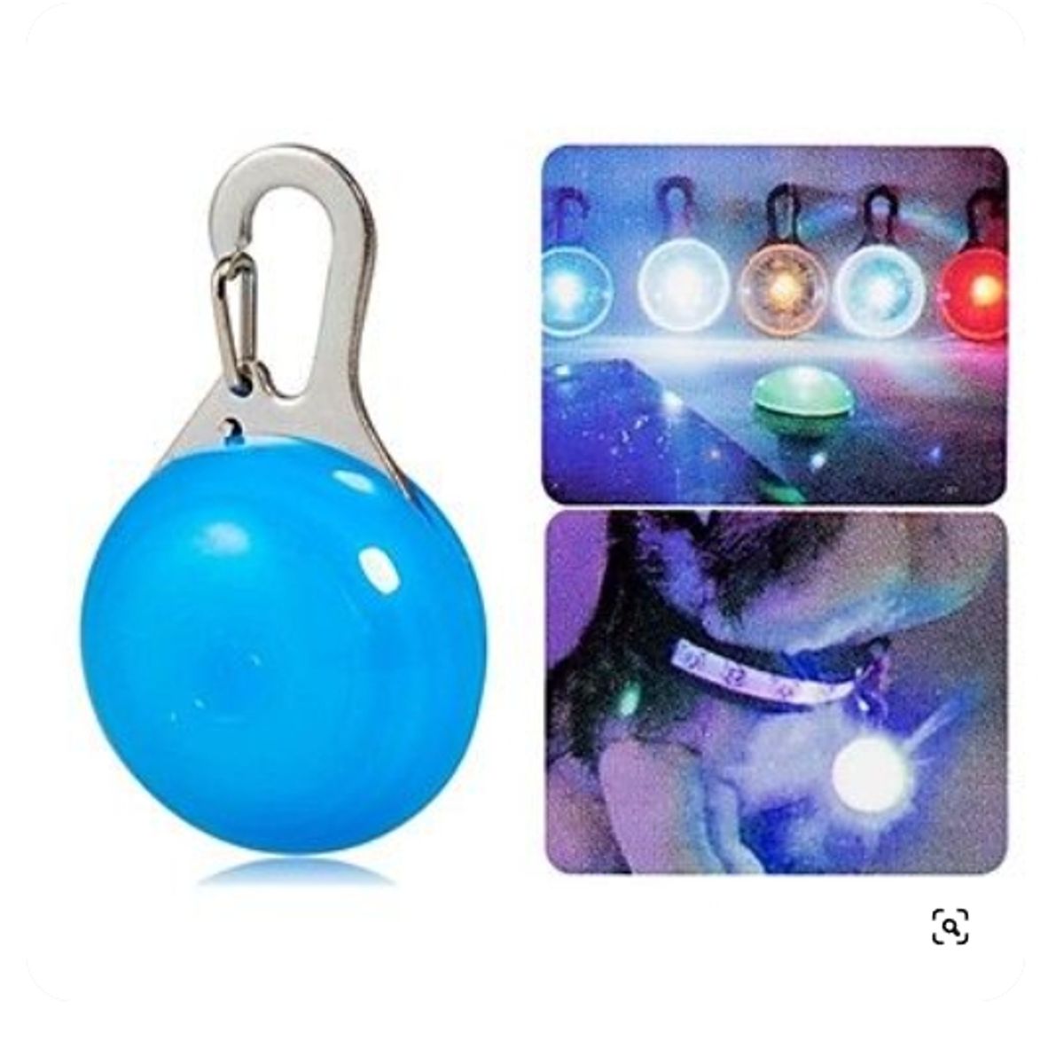 GENERICO - Collares Pitbull De Acero Inoxidable Para Perros Azul