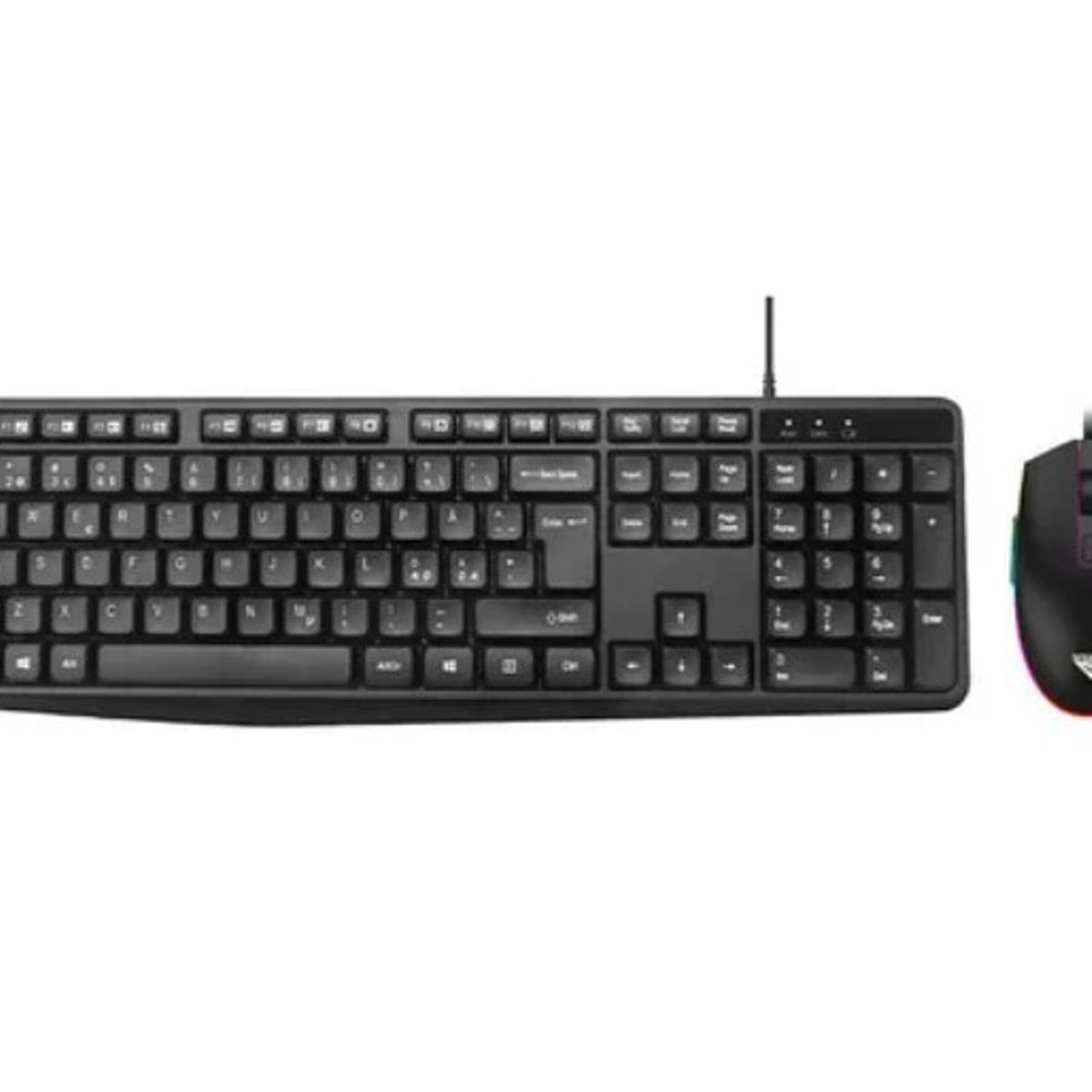 SPEKTRA - Kit De Teclado Y Mouse Inalámbrico Spektra Mk-500 Negro