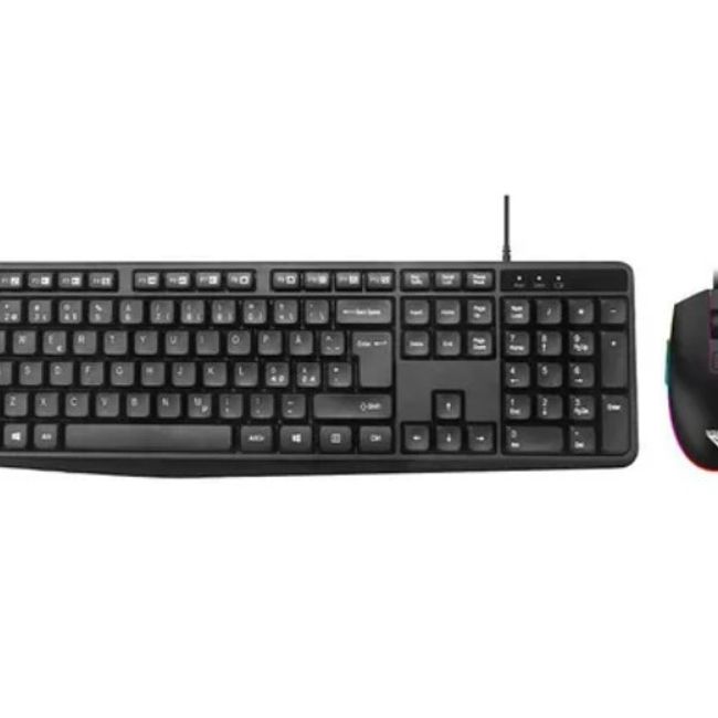 SPEKTRA - Kit De Teclado Y Mouse Inalámbrico Spektra Mk-500 Negro