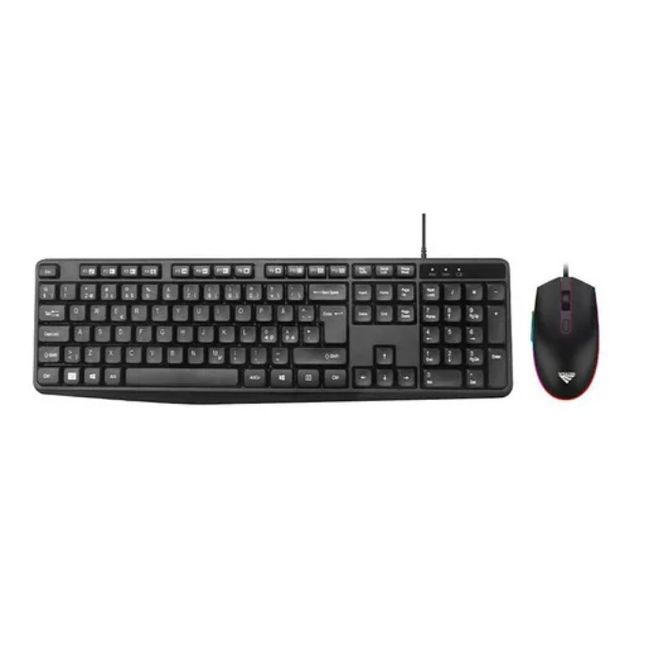 SPEKTRA - Kit De Teclado Y Mouse Inalámbrico Spektra Mk-500 Negro