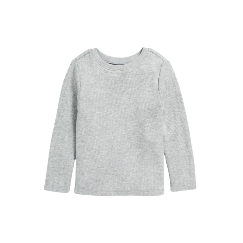 OLD NAVY - Polera Manga Larga Térmica Gris OLD NAVY